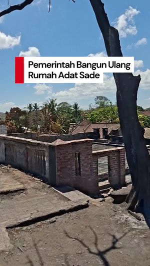 Video Menpar Susun Masterplan Rekonstruksi Desa Adat Sade Pasca Kebakaran
