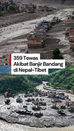 Video Update Banjir Bandang Nepal: 359 Orang Tewas, Ribuan Hilang