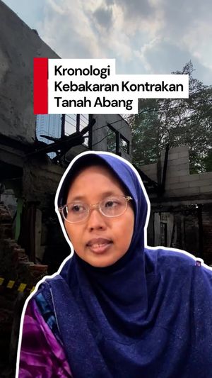 Video Warga Cerita Kronologi Kebakaran Kontrakan di Tanah Abang