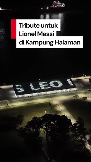 Video Tribute untuk Messi di Rosario Setelah Pengumuman Pensiun dari Timnas