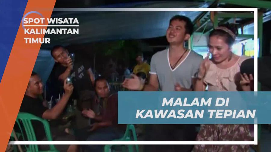 Bersantai di Malam Ramai Kawasan Tepian Berau, Kalimantan Timur