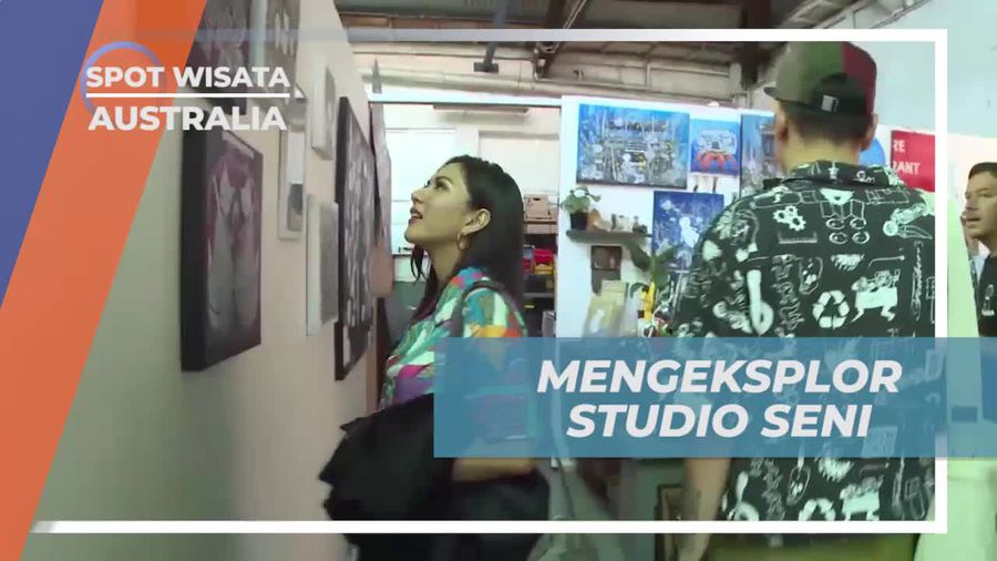 Mencicipi Karya Seni di Studio Seni, Australia