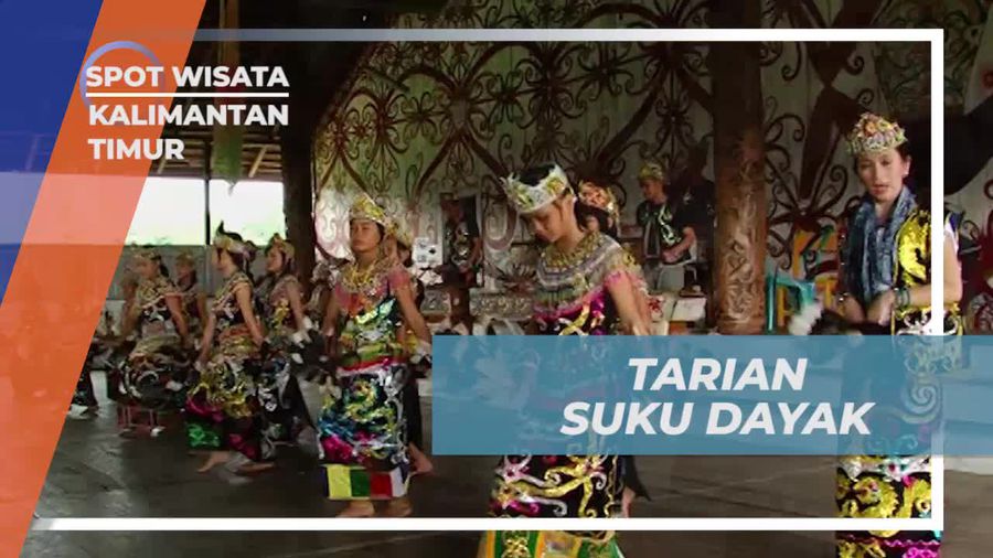 Menari dengan Gembira Tarian Khas Suku Dayak di Kalimantan Timur
