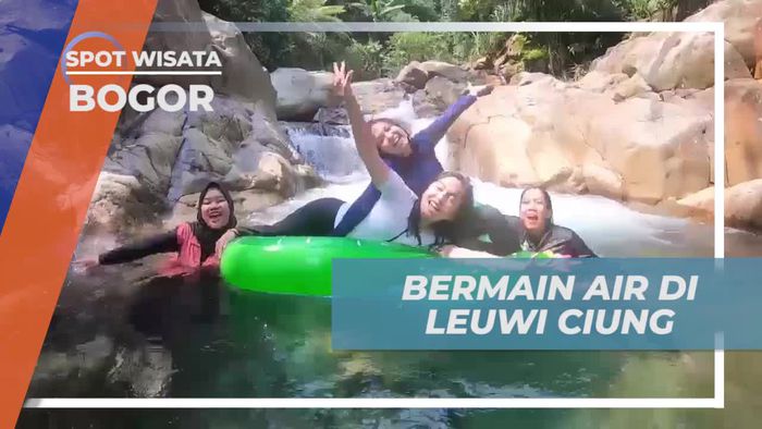 Bersantai dan Beraktivitas Air di Leuwi Ciung yang Memukau, Bogor