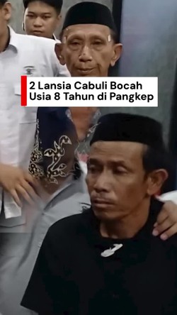 Video: Biadab! 2 Lansia Cabuli Bocah Berusia 8 Tahun di Pangkep