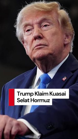 Video Trump Klaim Kuasai Selat Hormuz, Sudah Loloskan Banyak Kapal Minyak