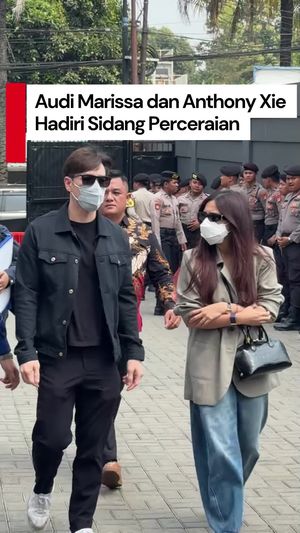 Video: Datang Bersama! Audi Marissa & Anthony Xie Jalani Sidang Perdana
