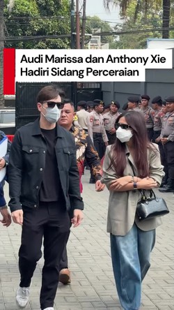 Video: Datang Bersama! Audi Marissa & Anthony Xie Jalani Sidang Perdana