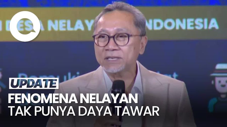 Video: Zulkifli Hasan Soroti Nelayan yang Tak Punya Daya Tawar