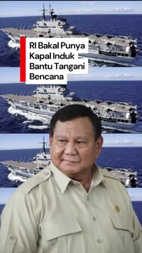 Video: Prabowo Ungkap Kebolehan Kapal Induk Pertama RI untuk Tangani Bencana