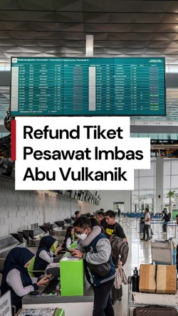 Video: Menhub Jamin Refund Tiket Pesawat 100% Imbas Abu Vulkanik