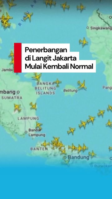 Video: Penerbangan Rute Ibu Kota Mulai Kembali Normal Usai Abu Vulkanik Menjauh