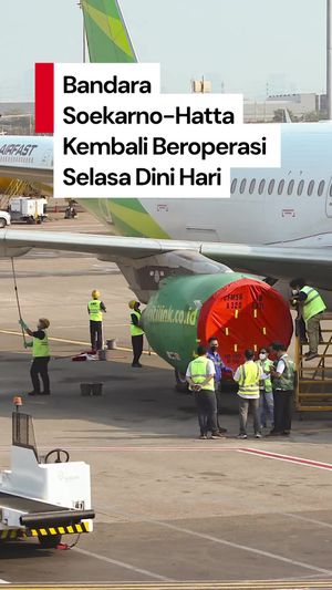 Video: Bandara Soekarno-Hatta Kembali Beroperasi Usai Erupsi Anak Krakatau