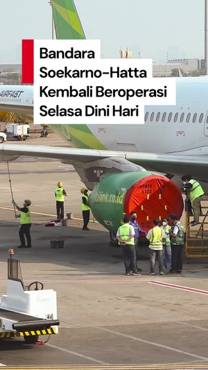 Video: Bandara Soekarno-Hatta Kembali Beroperasi Usai Erupsi Anak Krakatau