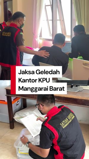 Video: Jaksa Geledah KPU Manggarai Barat Terkait Dugaan Korupsi Rp 28 M