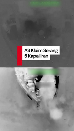 Video: Detik-detik AS Serang 5 Kapal Pengangkut Minyak Iran