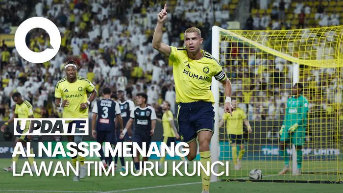 Video Sundulan Ronaldo Warnai Kemenangan Tipis Al Nassr Atas Abha