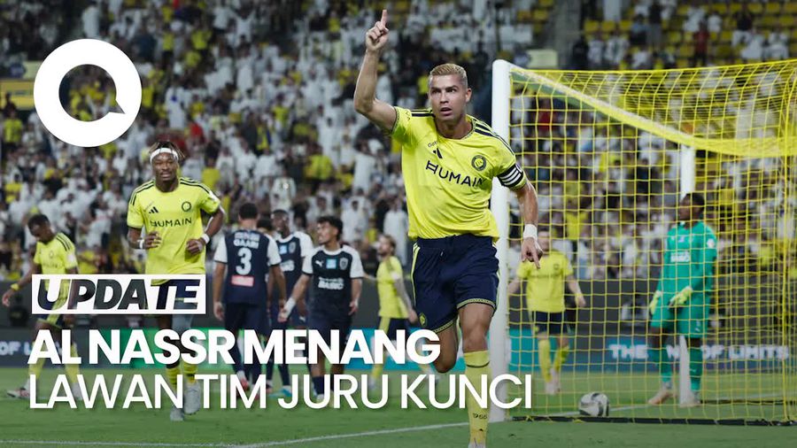 Video Sundulan Ronaldo Warnai Kemenangan Tipis Al Nassr Atas Abha