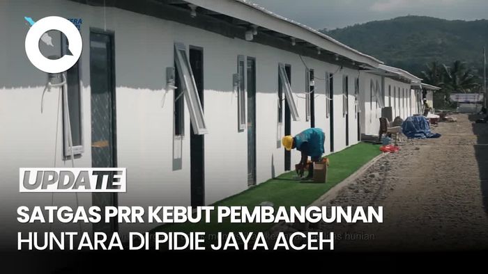 Video: Kejar Target, Satgas PRR Kebut Pembangunan Huntara di Pidie Jaya Aceh