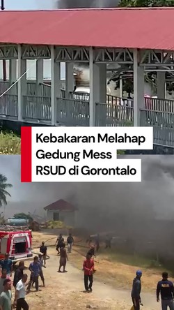 Video: Gedung RSB di RSUD Zainal Umar Sidiki Gorontalo Terbakar