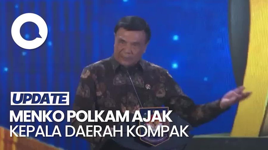 Video: Menko Polkam Ajak Kepala Daerah Kompak Demi Kesejahteraan Rakyat
