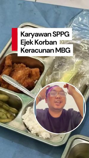 Video: Ulah Karyawan SPPG di Bantul Diduga Ejek Korban Keracunan MBG