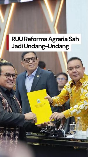 Video: DPR Sahkan RUU Reforma Agraria Jadi Undang-Undang