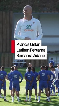 Video Latihan Perdana Timnas Prancis Bersama Zidane