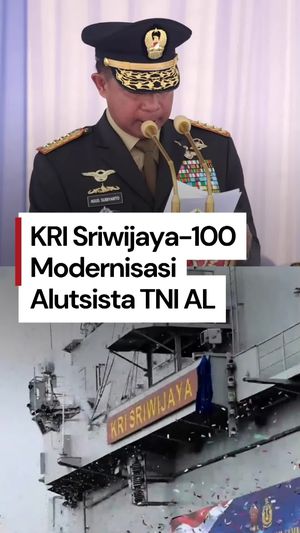 Video Panglima TNI: KRI Sriwijaya-100 Wujud Nyata Modernisasi Alutsista TNI AL