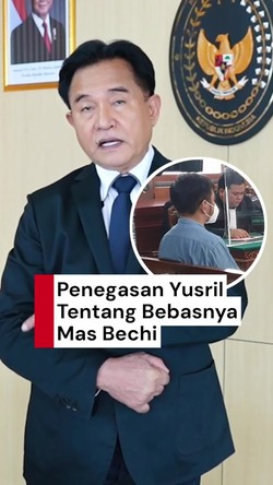 Video Yusril Tegaskan Mas Bechi Berstatus Bebas Bersyarat: Dia Terus Diawasi