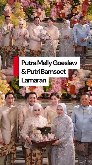 Video: Momen Lamaran Putra Melly Goeslaw Abe Hoed-Putri Bamsoet Bella Shintya