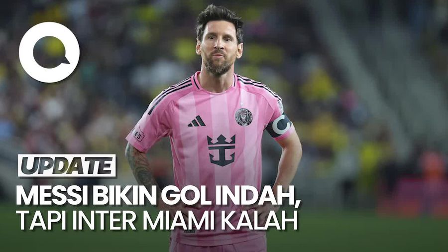 Video Gol Indah Messi Saat Inter Miami Dikalahkan Columbus