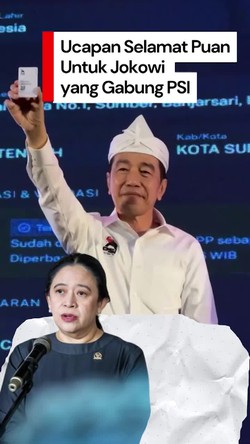 Video Jokowi Pamer KTA PSI, Puan: Alhamdulillah, Selamat