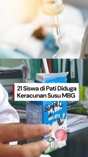 Video: 21 Siswa SD di Pati Diduga Keracunan Susu MBG, 6 Dilarikan ke Puskesmas