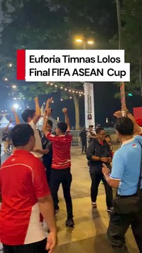 Video: Begini Reaksi Fans Garuda Usai Timnas Dipastikan ke Final FIFA ASEAN Cup