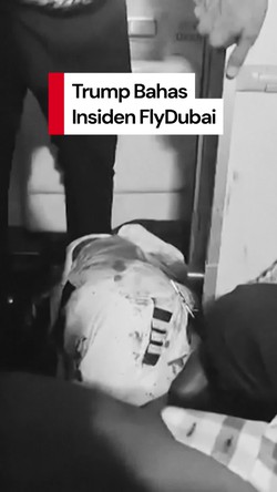 Video Trump soal Insiden FlyDubai: Kopilotnya Mungkin Seorang Teroris