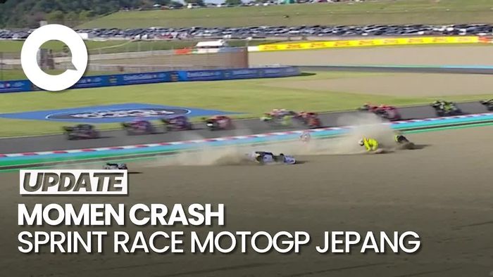 Video: Momen Pedro Acosta-Alex Marquez Crash di Sprint Race MotoGP Jepang