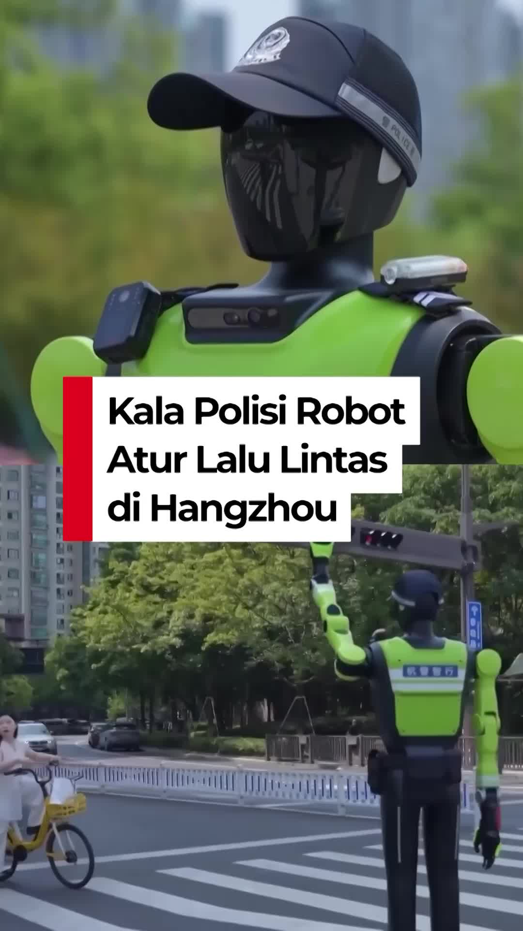Video: Canggih! Robot di China Ini Jadi Polisi Pengatur Lalu Lintas - detikInet - detikcom - detikInet