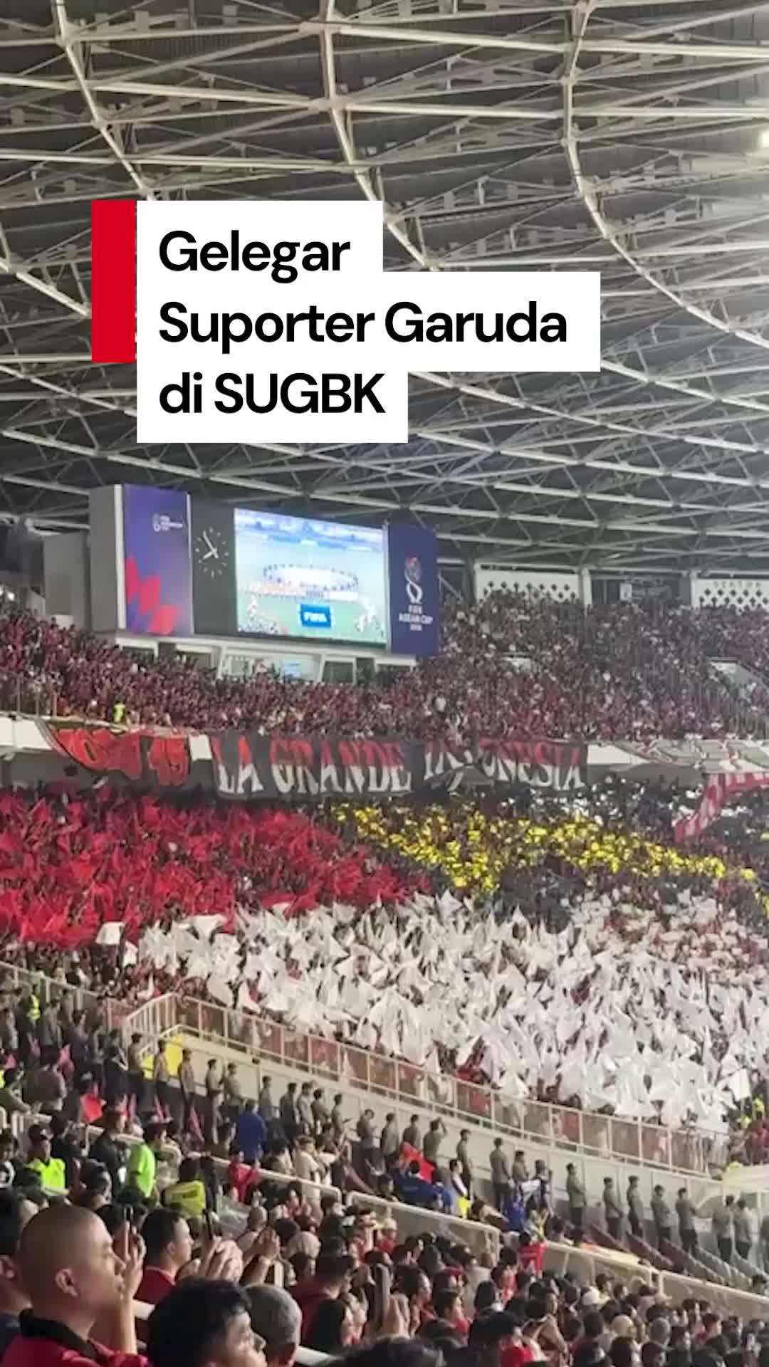 Video Gemuruh Suporter Indonesia 'Teror' Thailand di GBK - detiksport - detikcom - detiksport