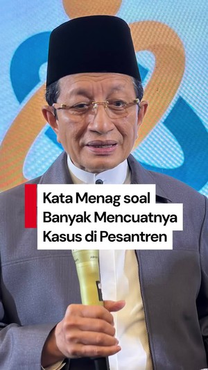 Video: Menag Sebut Kasus di Pesantren Bermunculan Sebab Sistem Lebih Terbuka
