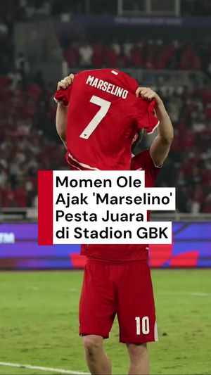 Video Ole Romeny Ajak Marselino Ikut Pesta Juara FIFA ASEAN Cup 2026