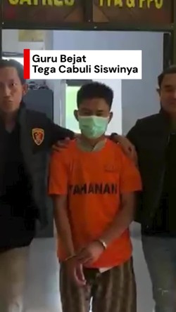 Video Bejat! Guru SMP di Sumsel Cabuli Siswi di Ruang Perpustakaan