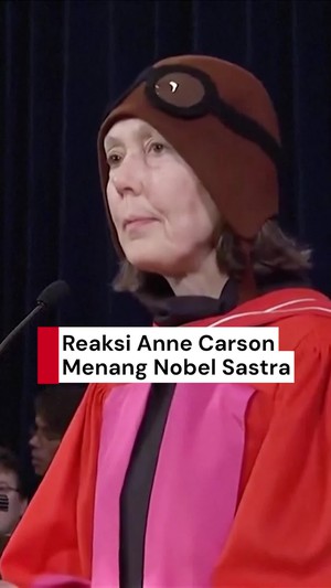 Video Rencana Anne Carson Setelah Menang Nobel Sastra: Donasi-Pergi ke Hutan