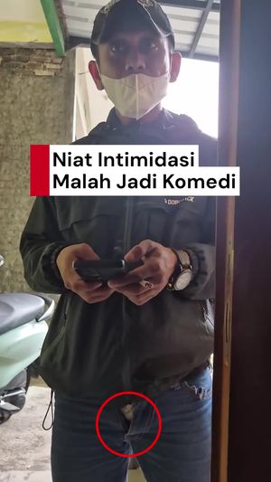 Video Pria di Garut Ngaku Personel Polisi dan BNN, Netizen Fokus Sama Resleting!