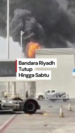 Video: Bandara Riyadh Ditutup Total hingga 17 Oktober Usai Digempur Houthi
