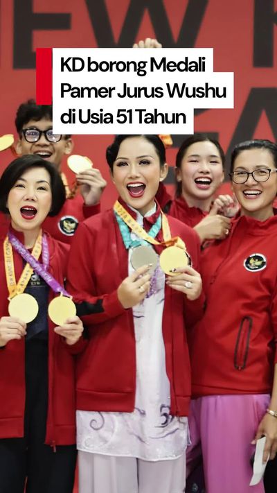 Video Aksi Kris Dayanti di Ajang Wushu Internasional, Boyong 2 Medali