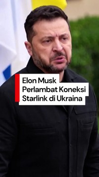 Video: Zelenskiy Ngeluh Kecepatan Internet Starlink di Ukraina Diperlambat