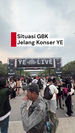 Video: Pantauan Lalu Lintas Kawasan GBK Jelang Konser YE Live in Jakarta