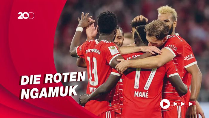 Gol-gol Bayern Saat Libas Freiburg 5-0