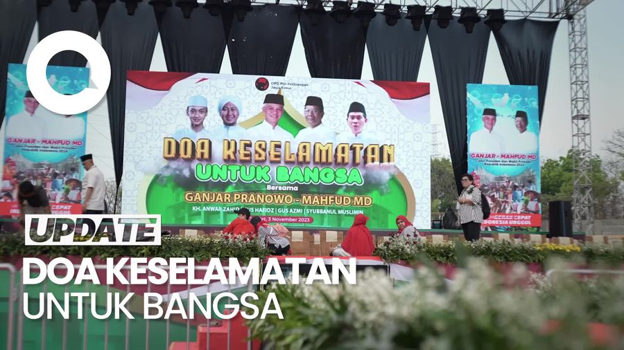 Ganjar-Mahfud Panjatkan doa Untuk Bangsa di Gresik